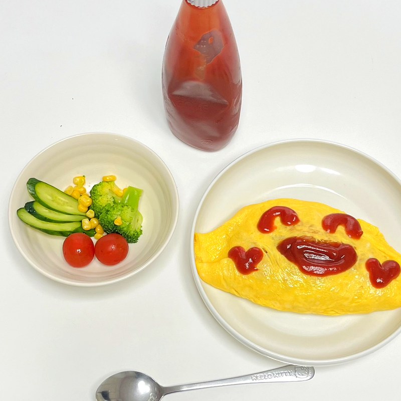 心をこめたオムライス