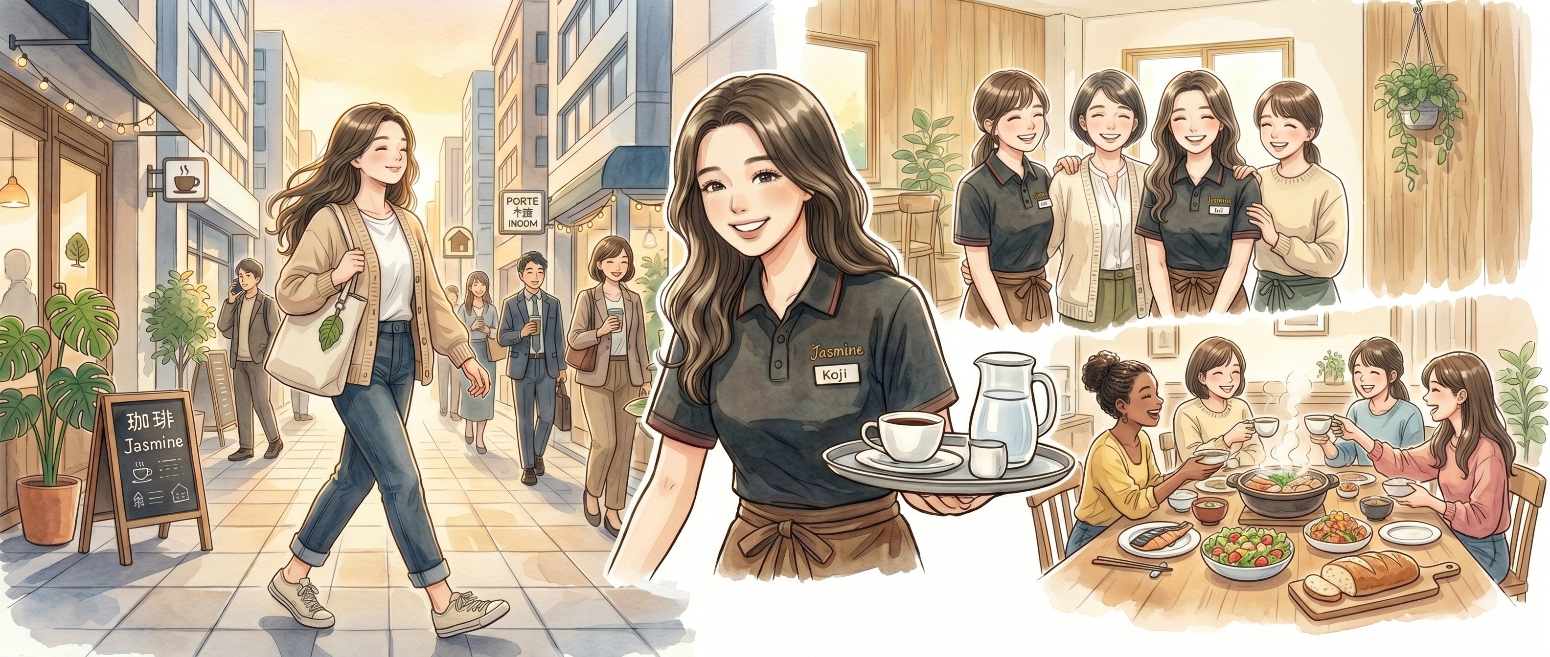PORTEで暮らす人たちの一日